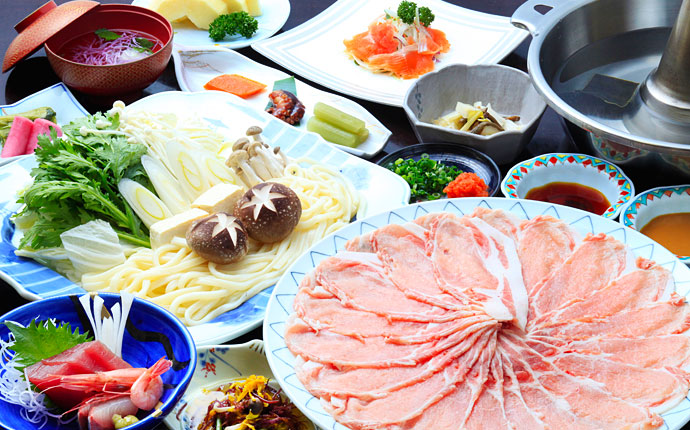 三元豚しゃぶしゃぶ大鍋膳